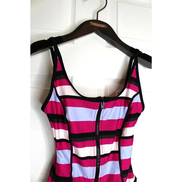 Proenza Schouler Striped Swimsuit One Piece Pink - Picture 5 of 10